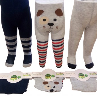 Köpek Desen Asortili Yeni Doğan Külotlu Çorap