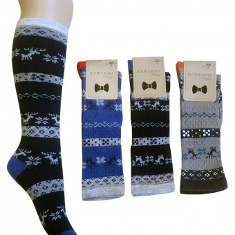 Deer Pattern Girl Childrens Knee Socks