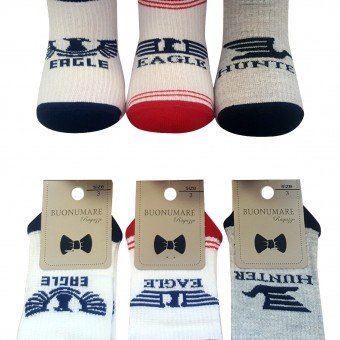 Eagle designed boys short socks for summer