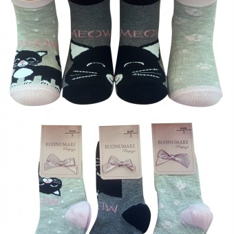 Meoww Cat designed girls cotton socks