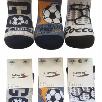 Football designed boys sport short socks